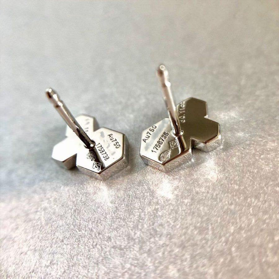 ¡®Lume Jewels¡¯BEE LOVE SILVER DIAMOND EARRINGS