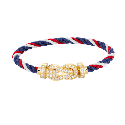 ¡®Lume Jewels¡¯CHANCE LARGE 8 FIGURE BUCKLE FULLDIAMOND BRACELET GOLD