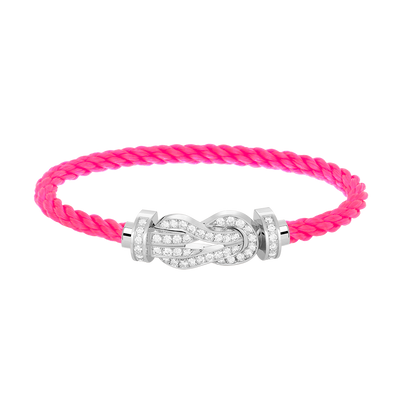 ¡®Lume Jewels¡¯CHANCE LARGE 8 FIGURE BUCKLE FULL DIAMOND BRACELET SILVER
