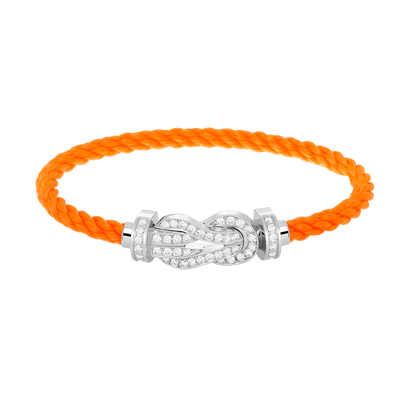 ¡®Lume Jewels¡¯CHANCE LARGE 8 FIGURE BUCKLE FULL DIAMOND BRACELET SILVER