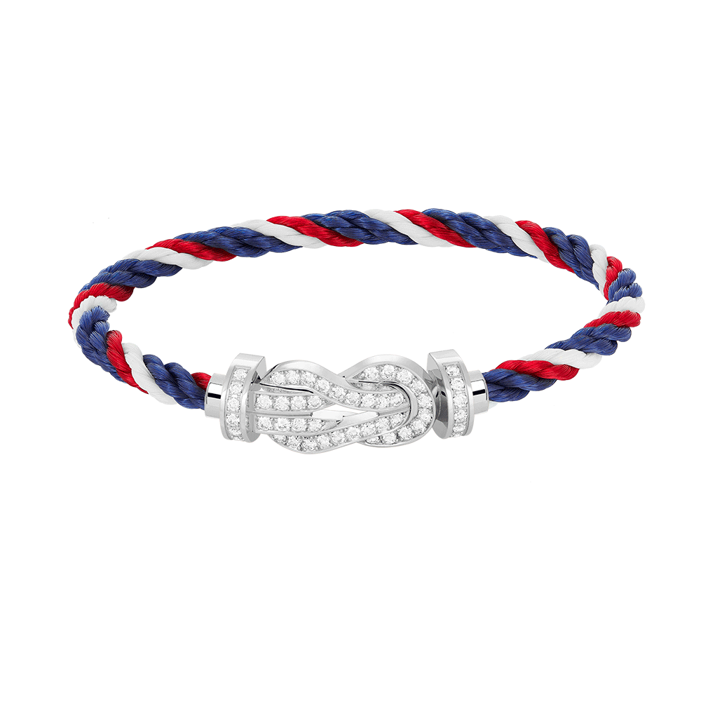 ¡®Lume Jewels¡¯CHANCE LARGE 8 FIGURE BUCKLE FULL DIAMOND BRACELET SILVER