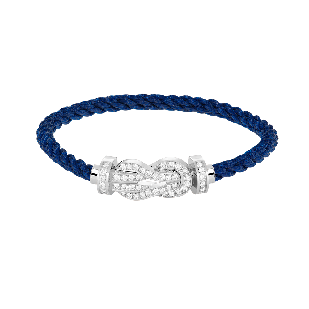 ¡®Lume Jewels¡¯CHANCE LARGE 8 FIGURE BUCKLE FULL DIAMOND BRACELET SILVER