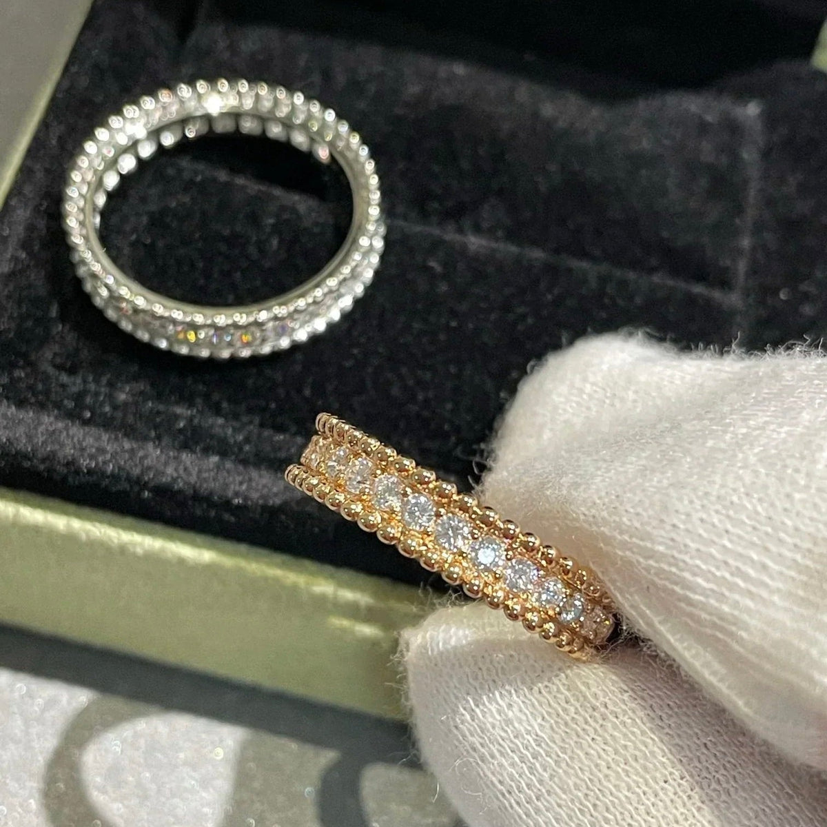 ¡®Lume Jewels¡¯PERLEE DIAMOND SILVER RING
