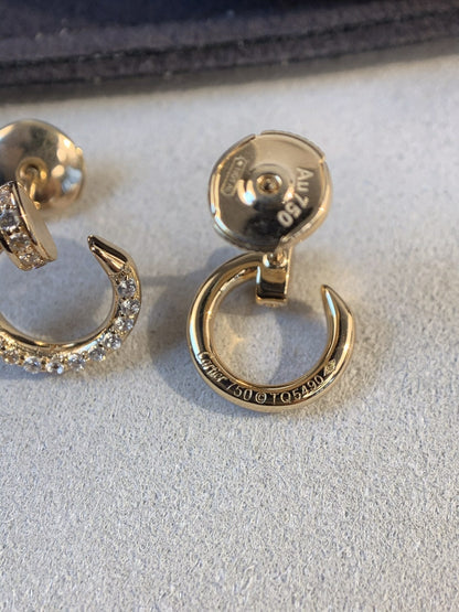 ¡®Lume Jewels¡¯JUSTE EARRINGS GOLD DIAMONDS