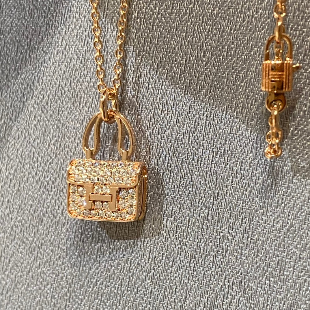 ¡®Lume Jewels¡¯CONSTANCE PEDANT DIAMOND NECKLACE