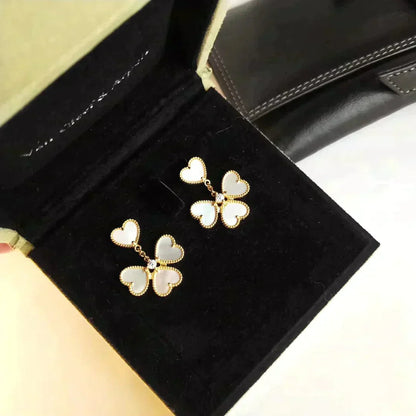 ¡®Lume Jewels¡¯CLOVER SWEET WHITE MOP EARRINGS