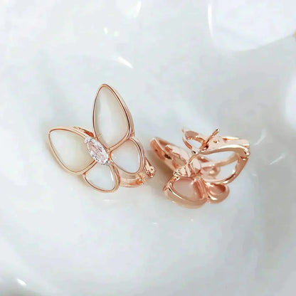¡®Lume Jewels¡¯BUTTERFLY MOP DIAMOND EARRINGS