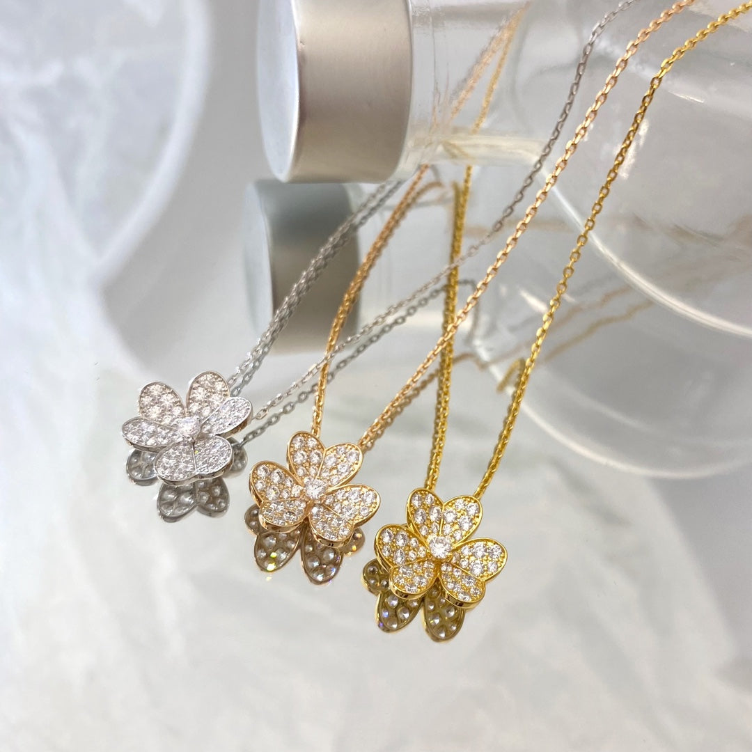 ¡®Lume Jewels¡¯FLOWER DIAMOND NECKLACE