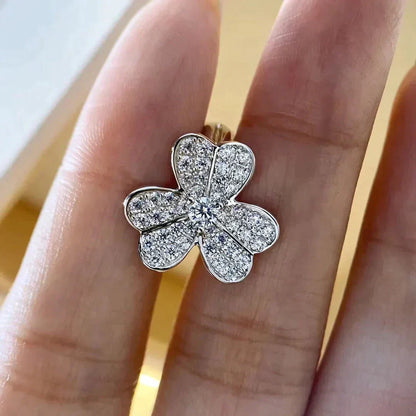 ¡®Lume Jewels¡¯CLOVER COMOS DIAMOND EARRINGS SILVER