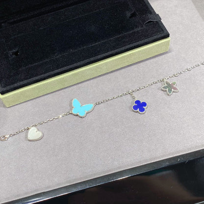 ¡®Lume Jewels¡¯LUCKY SPRING SILVER BRACELET 4 MOTIF