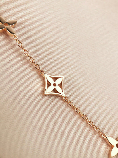 ¡®Lume Jewels¡¯STAR AND SUN 7 MOTIFS GOLD BRACELET