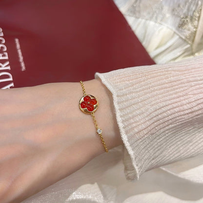 ¡®Lume Jewels¡¯SUN PEDANT CARNELIAN BRACELET