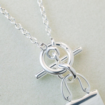 ¡®Lume Jewels¡¯POP H PEDANT SILVER NECKLACE