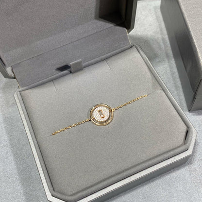 [Lume Jewels]LUCKY MOVE DIAMOND PAVED BRACELET