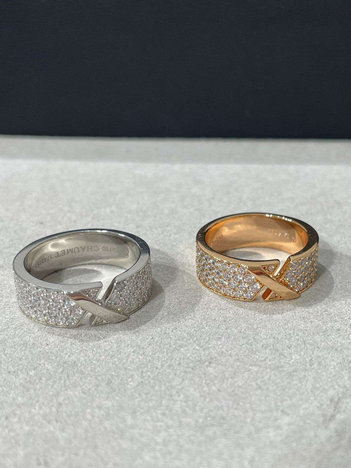 ¡®Lume Jewels¡¯LIENS EVIDENCE  DIAMOND PAVED RING