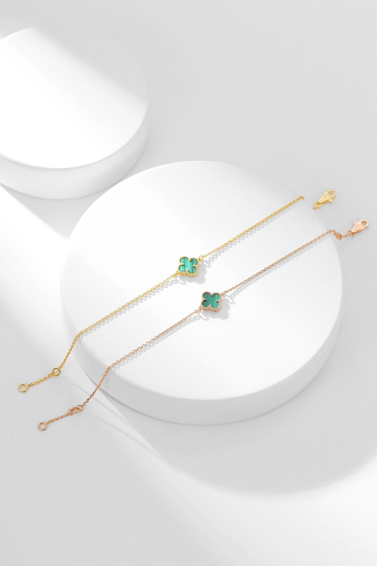 ¡®Lume Jewels¡¯CLOVER BRACELET MALACHITE 1 MOTIF