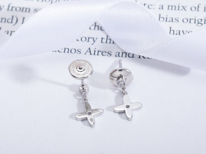 ¡®Lume Jewels¡¯VIDYLLE SILVER DIAMOND MINI DROP EARRINGS