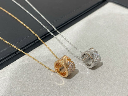 ¡®Lume Jewels¡¯LIENS EVIDENCE DIAMOND PAVED NECKLACE