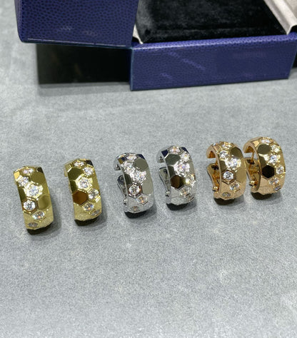 ¡®Lume Jewels¡¯BEE LOVE DIAMOND HOOP EARRINGS