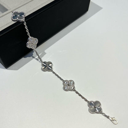 [Lume Jewels]New  CLOVER 5 MOTIF LASER BRACELET COLLECTION