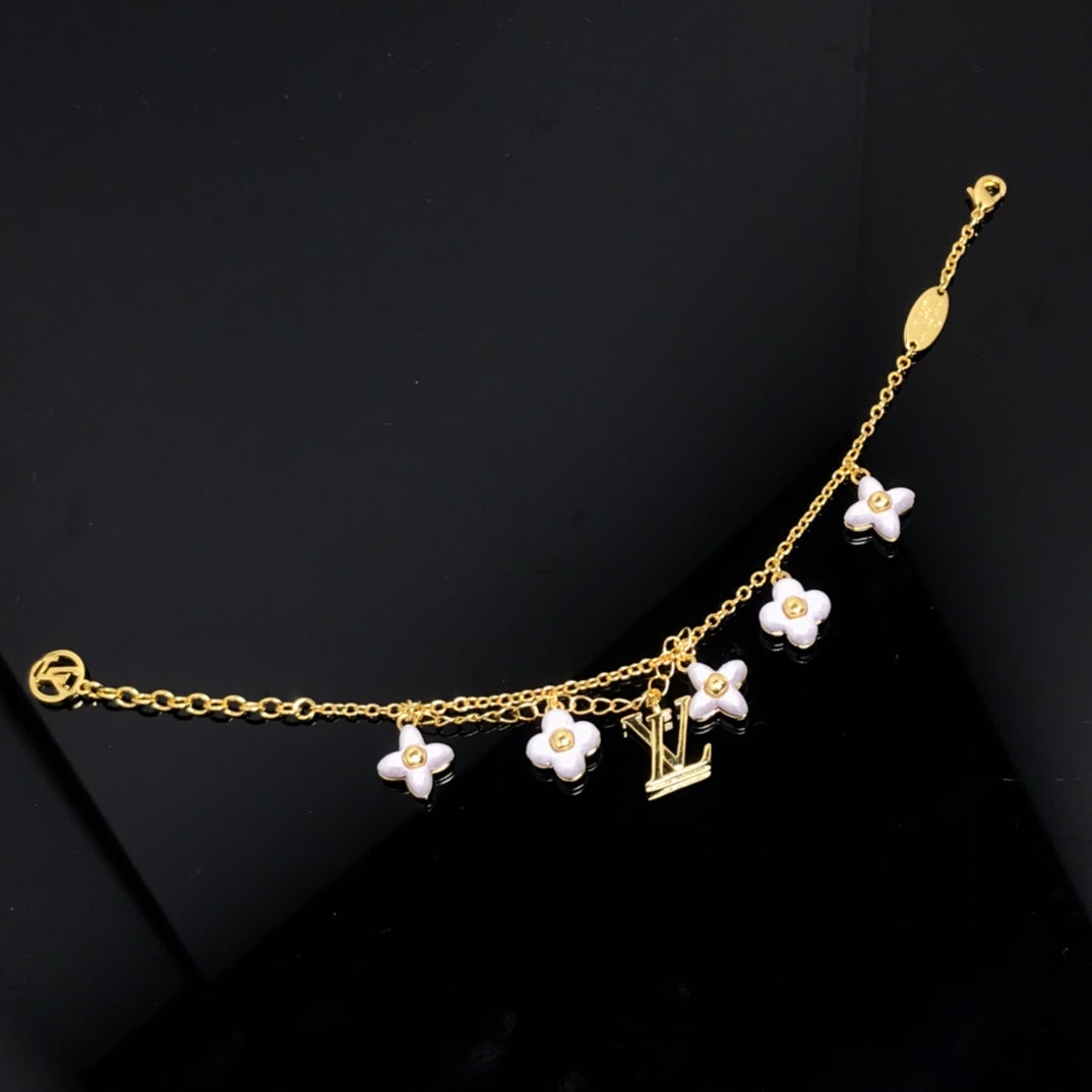 ¡®Lume Jewels¡¯LOGO 6 MOTIF STAR AND SUN GOLD BRACELET