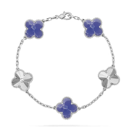 [Lume Jewels]New CLOVER 5 MOTIF BLUE VEINS BRACELET COLLECTION