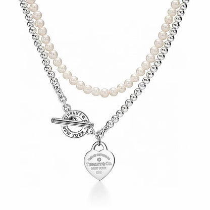 [Lume Jewels] Double-clasp Pearl Necklace、Bracelet