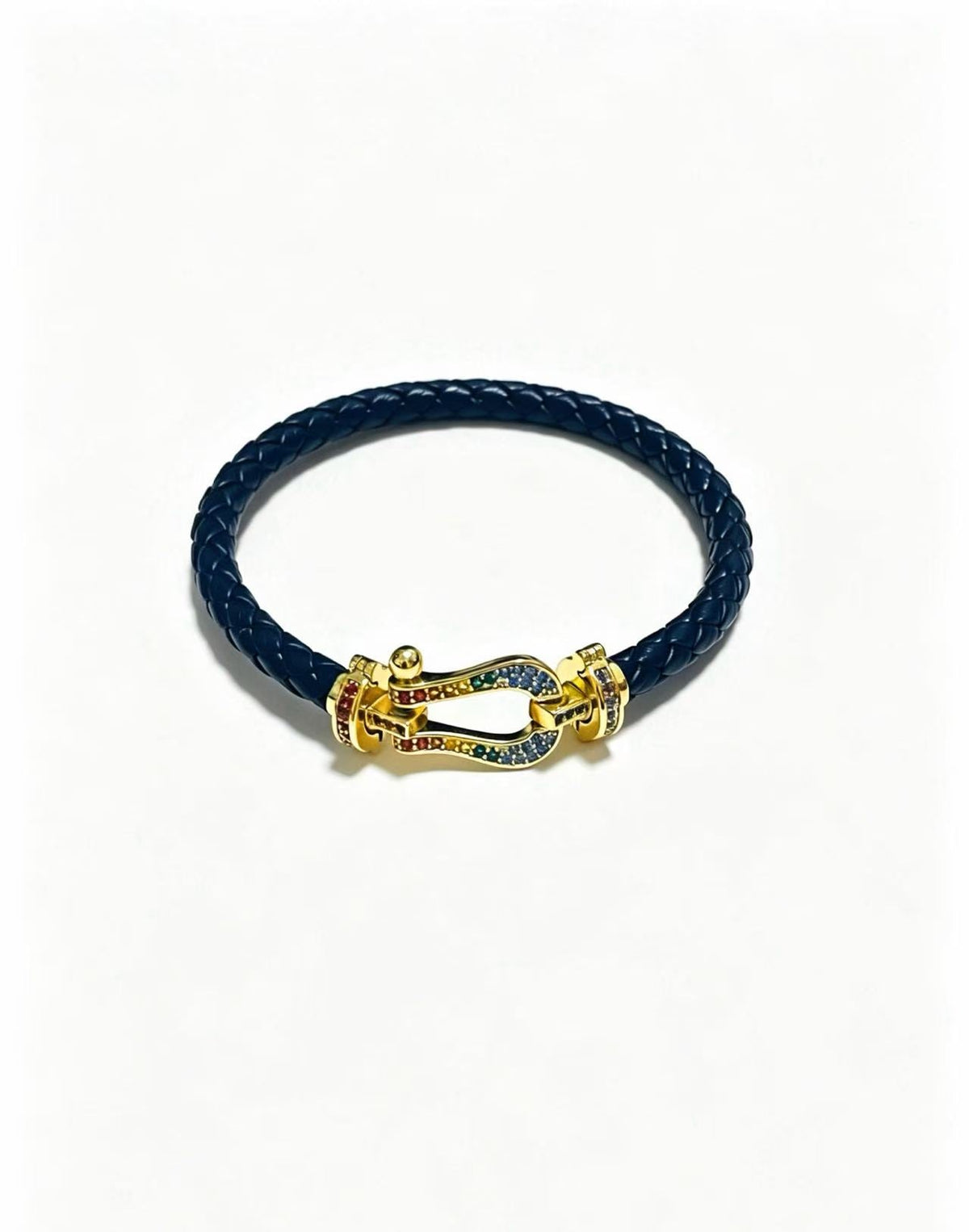 ¡®Lume Jewels2026 New Horseshoe Buckle Leather Couple Bracelet