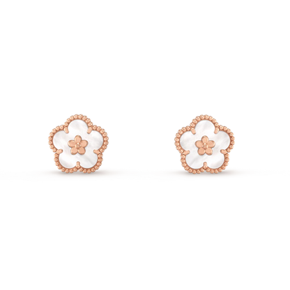 ¡®Lume Jewels¡¯LUCKY PINK GOLD WHITE MOP EARRINGS