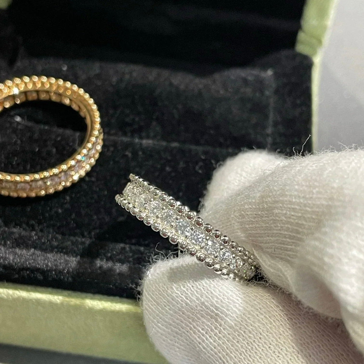 ¡®Lume Jewels¡¯PERLEE DIAMOND ROSE GOLD RING