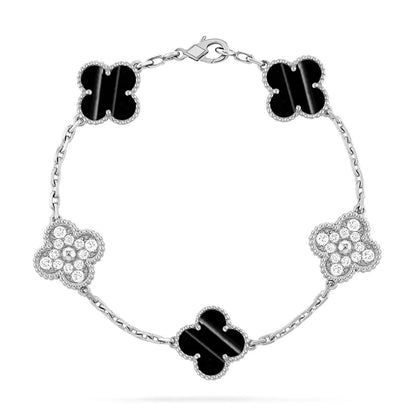 [Lume Jewels]New  CLOVER 5 MOTIF PULSAR STONE BRACELET COLLECTION