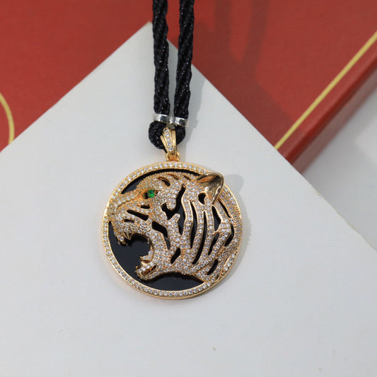¡®Lume Jewels¡ Openwork Tiger Cord Pendant Necklace