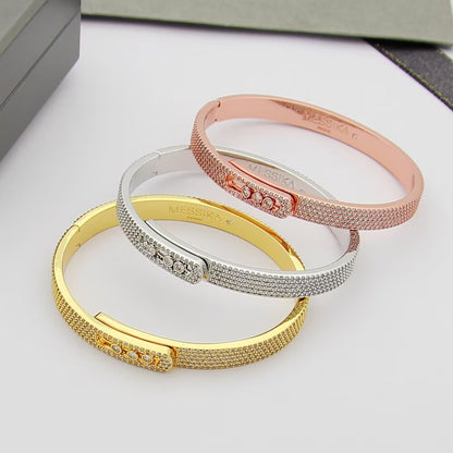 [Lume Jewels]Move Noa Full Pavé Diamond Bangle Bracelet