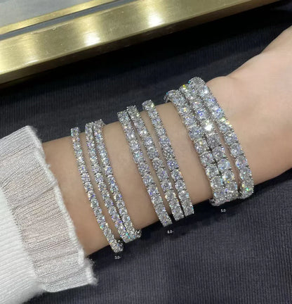 [Lume Jewels] TENNIS BRACELET WITH FULL DIAMOND SETTING
