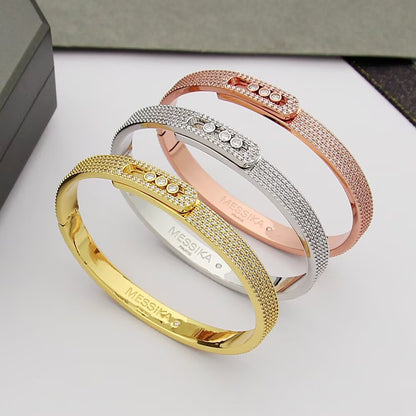 [Lume Jewels]Move Noa Full Pavé Diamond Bangle Bracelet