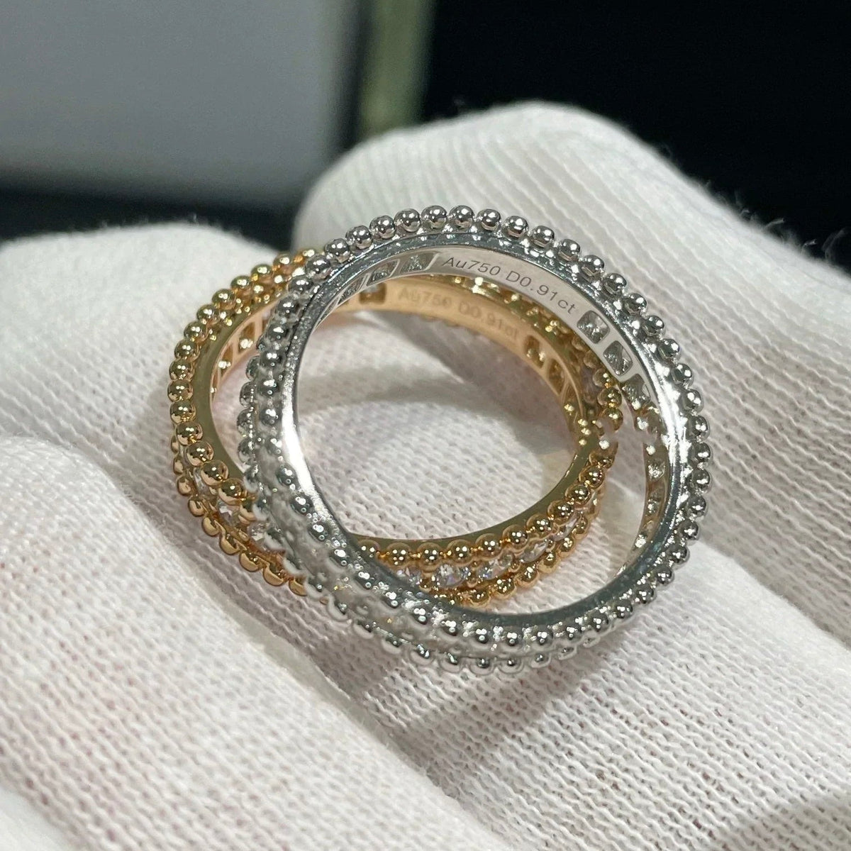 ¡®Lume Jewels¡¯PERLEE DIAMOND ROSE GOLD RING