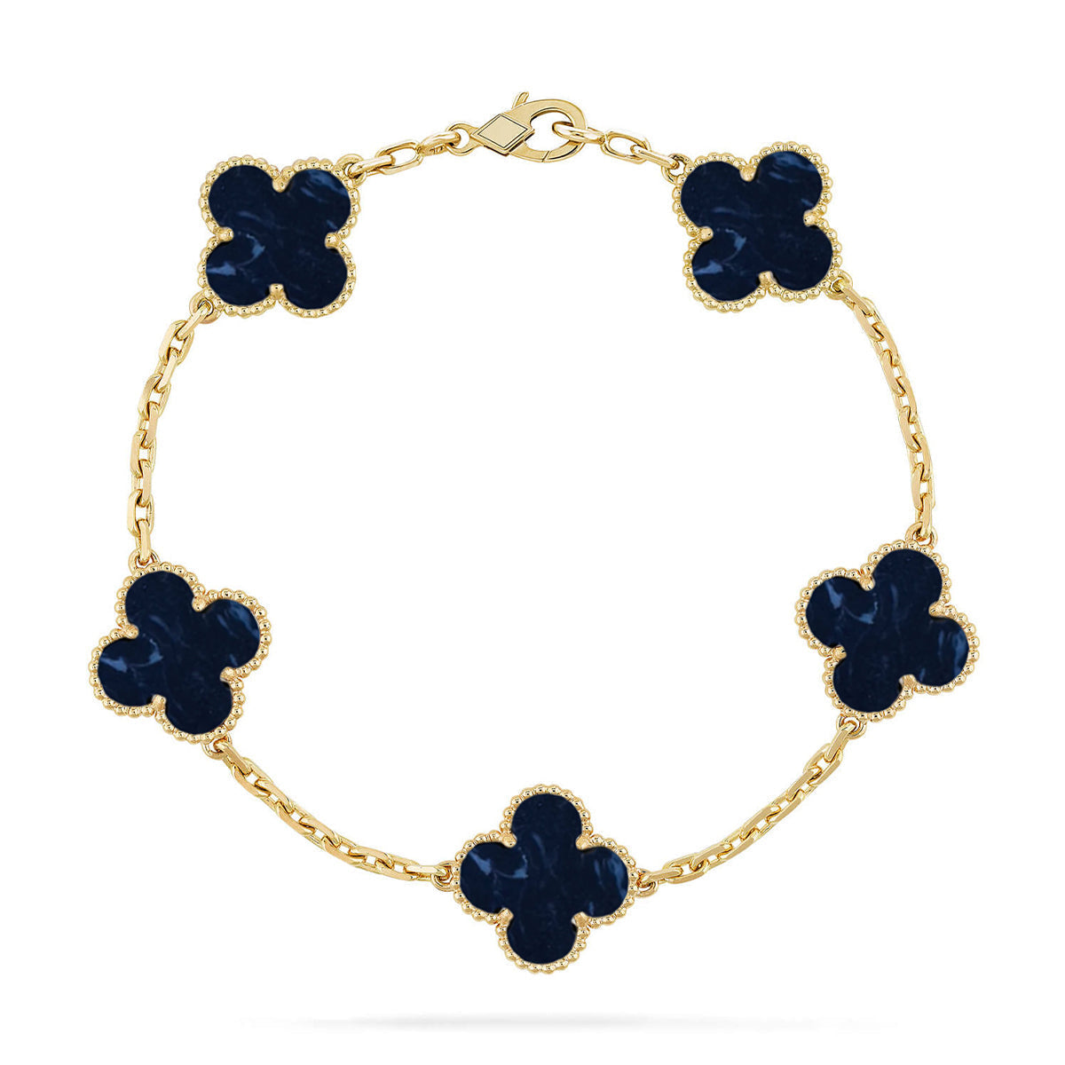 [Lume Jewels]New CLOVER 5 MOTIF PIETERSITE BRACELET COLLECTION