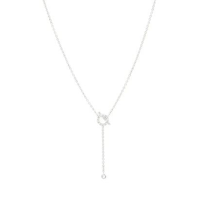 ¡®Lume Jewels¡¯FINESSE SILVER DIAMOND NECKLACE