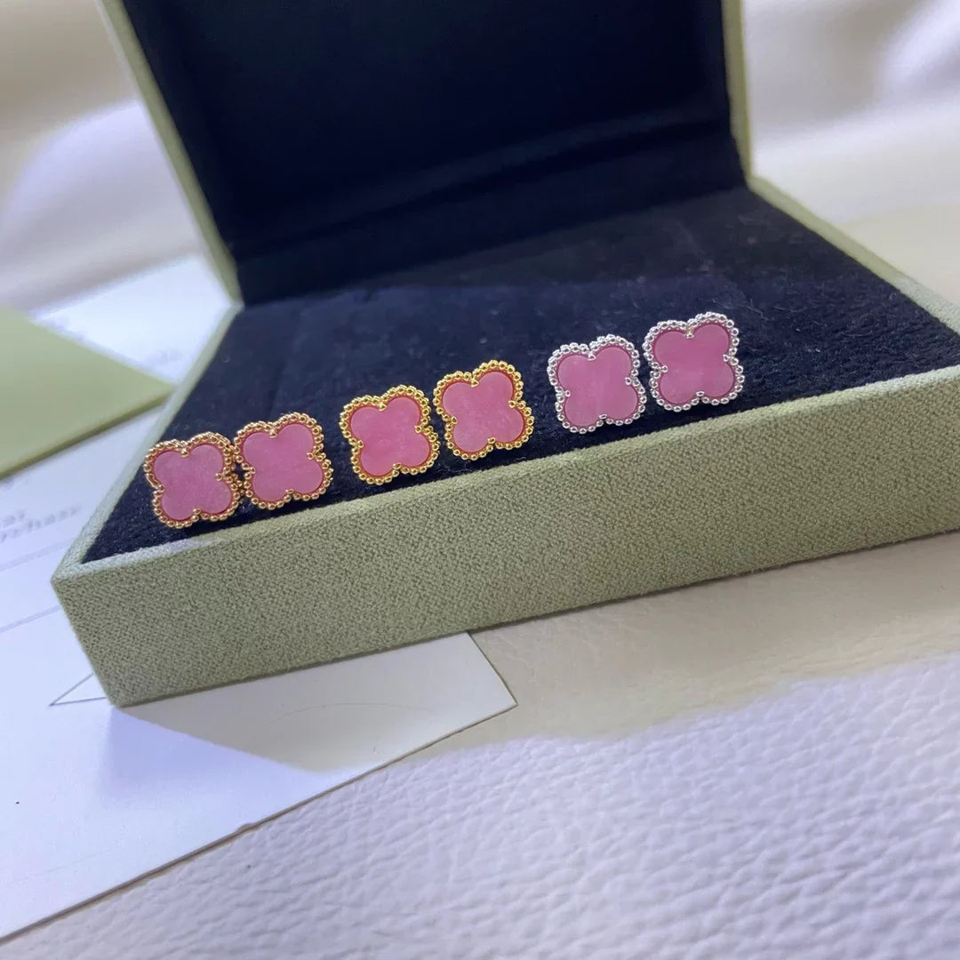 [Lume Jewels]2025 NEW PINK MOTHER-OF-PEARL STUD EARRINGS