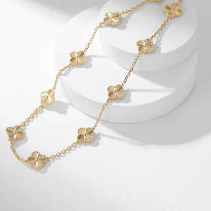 ¡®Lume Jewels¡¯CLOVER 10 MOTIFS LASER NECKLACE