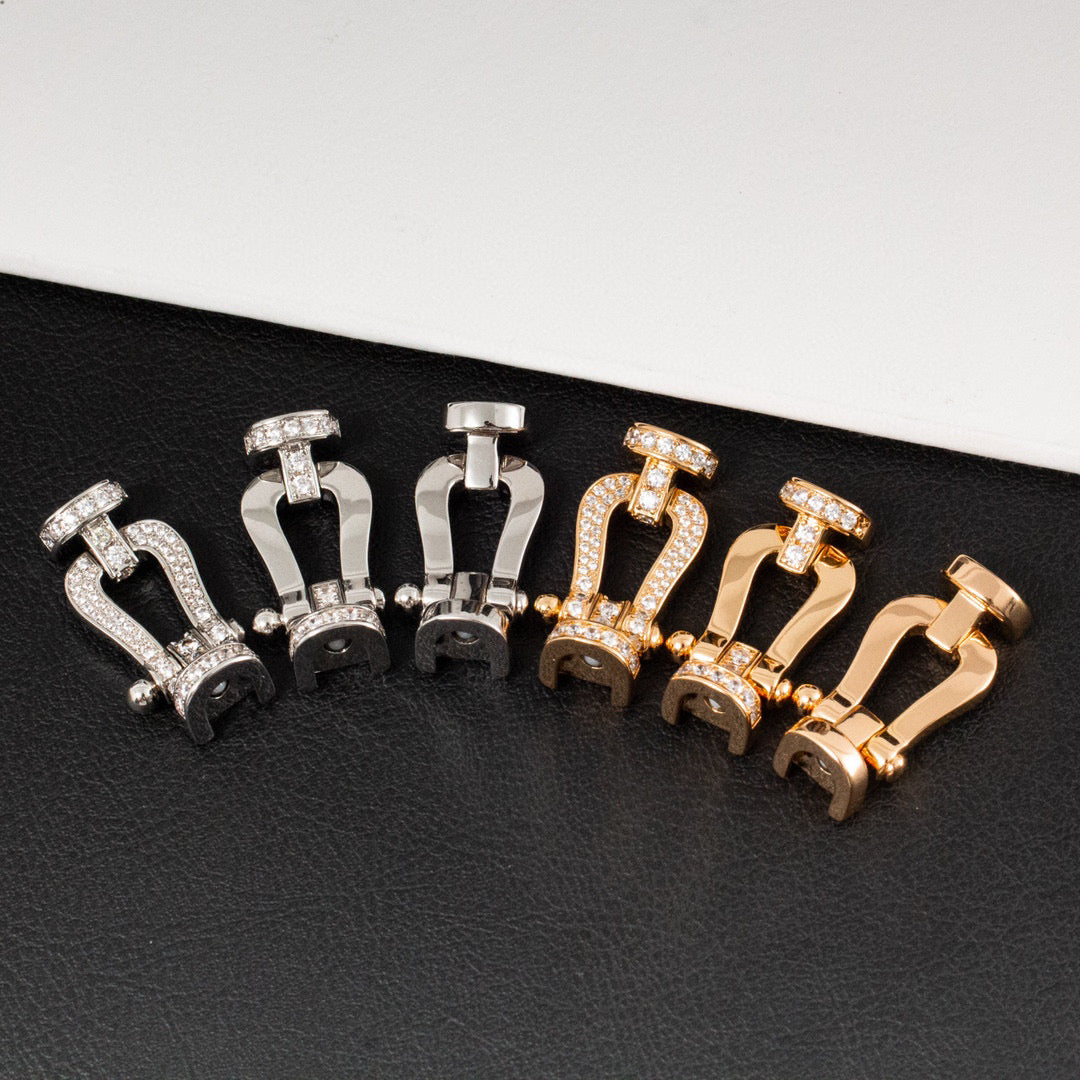 ¡®Lume Jewels¡¯FORCE LARGE HORSESHOE FULL DIAMOND BRACELET ROSE GOLD