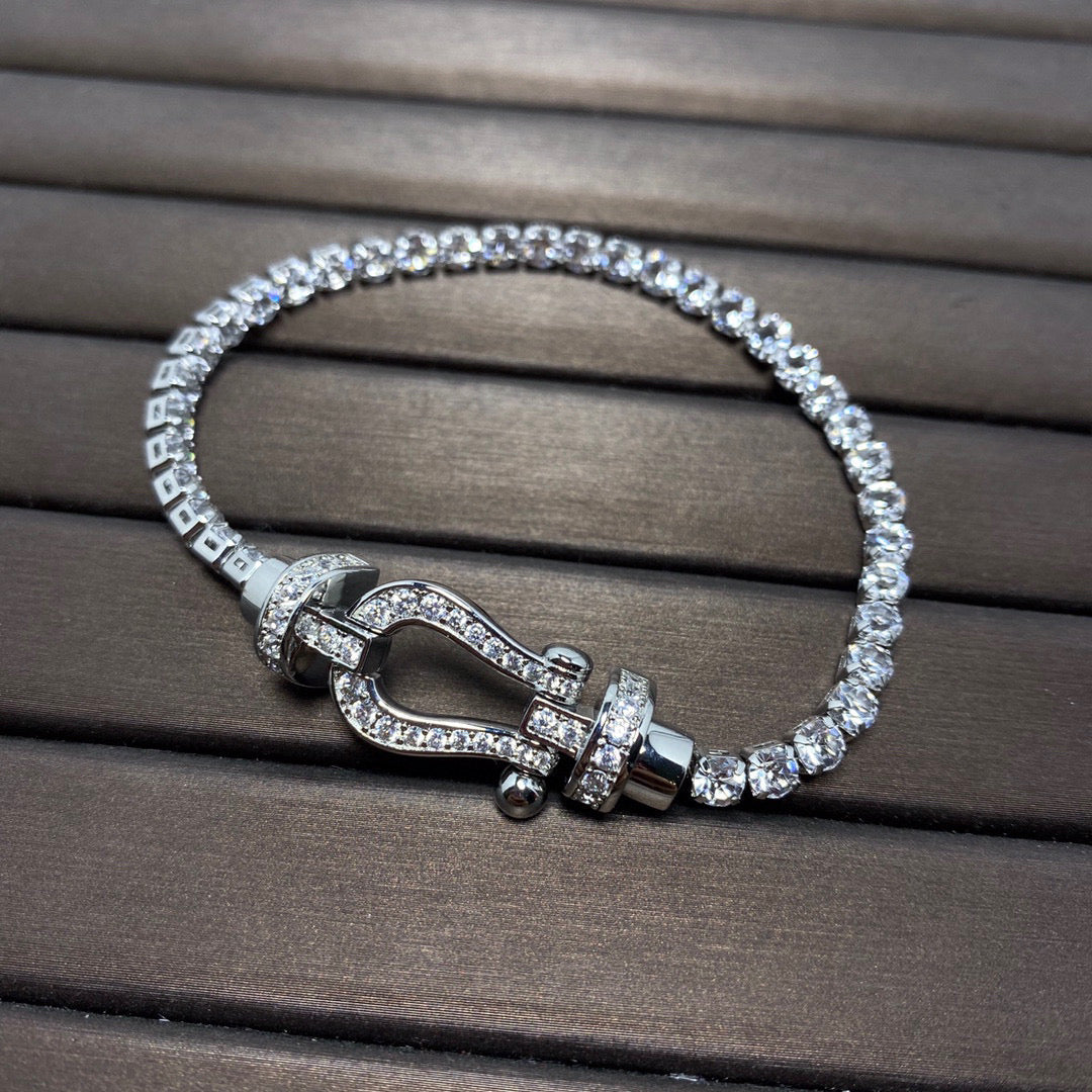 ¡®Lume Jewels¡¯FORCE  HORSESHOE  DIAMOND TENNIS BRACELET
