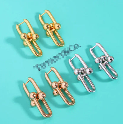 [Lume Jewels]TF HORSESHOE BUCKLE EARRINGS