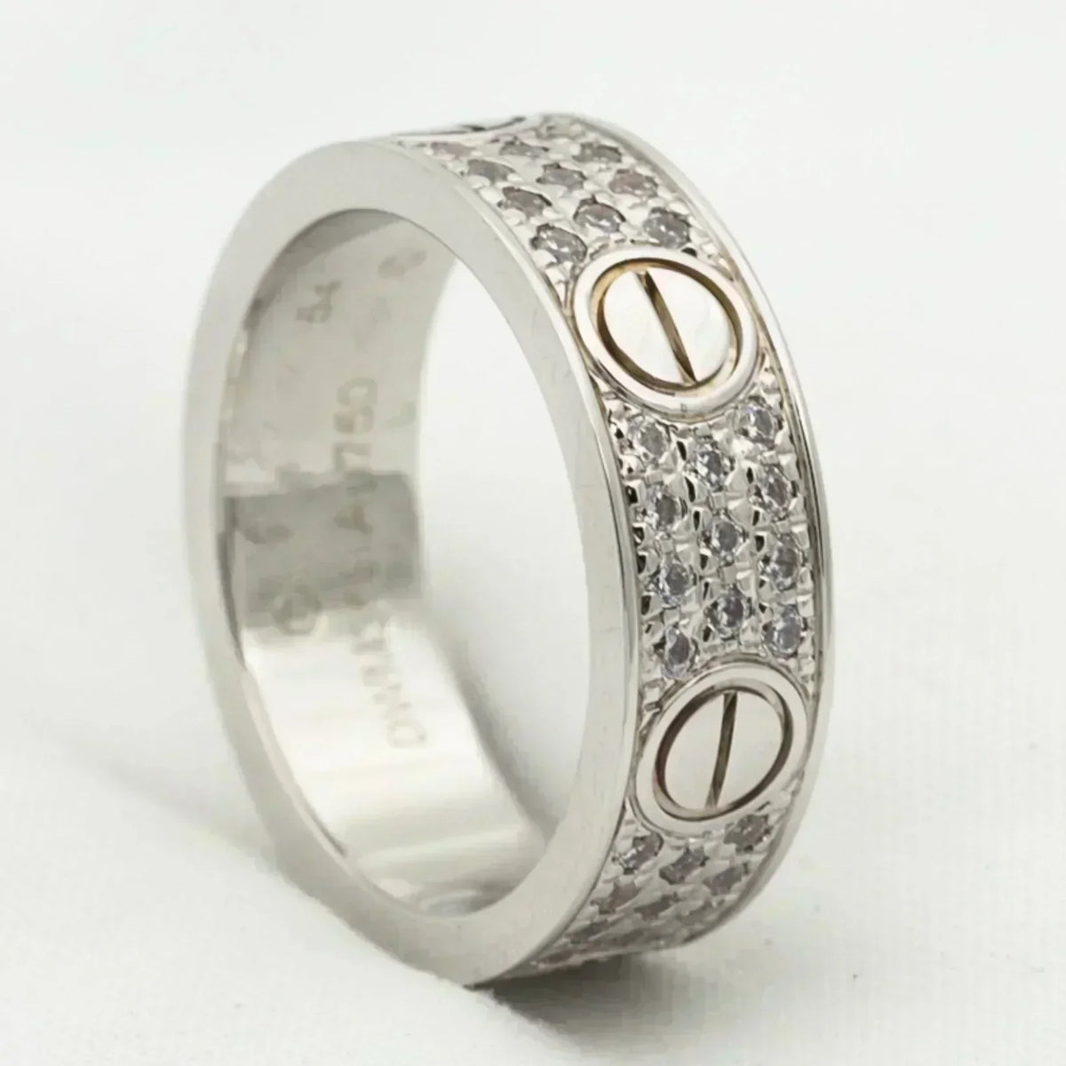 ¡®Lume Jewels¡¯LOVE RING 5.5MM DIAMONDS PAVED