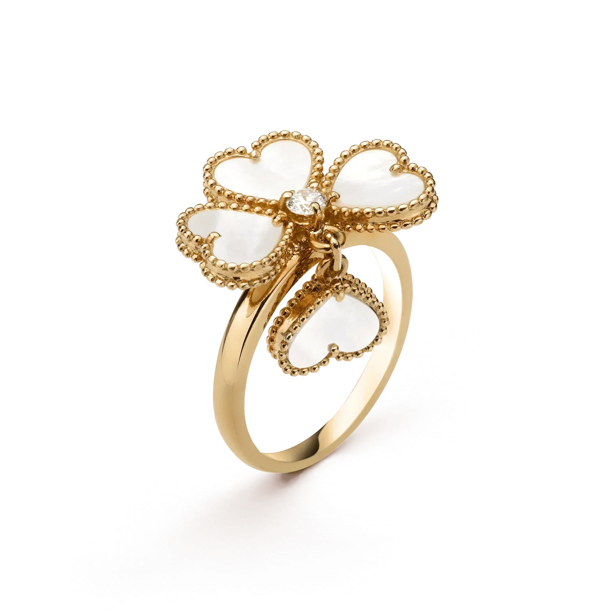 ¡®Lume Jewels¡¯SWEET CLOVER WHITE MOP RING