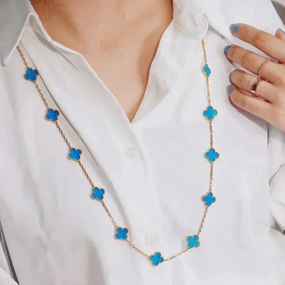 ¡®Lume Jewels¡¯CLOVER 20 MOTIFS TURQUOISE GOLD