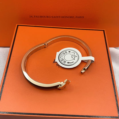 ¡®Lume Jewels¡¯CLASSIC HM CLIC BLACK 8MM ENAMEL BRACELET