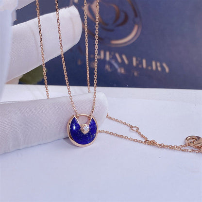 ¡®Lume Jewels¡¯AMULETTE ROSE GOLD AGATE NECKLACE