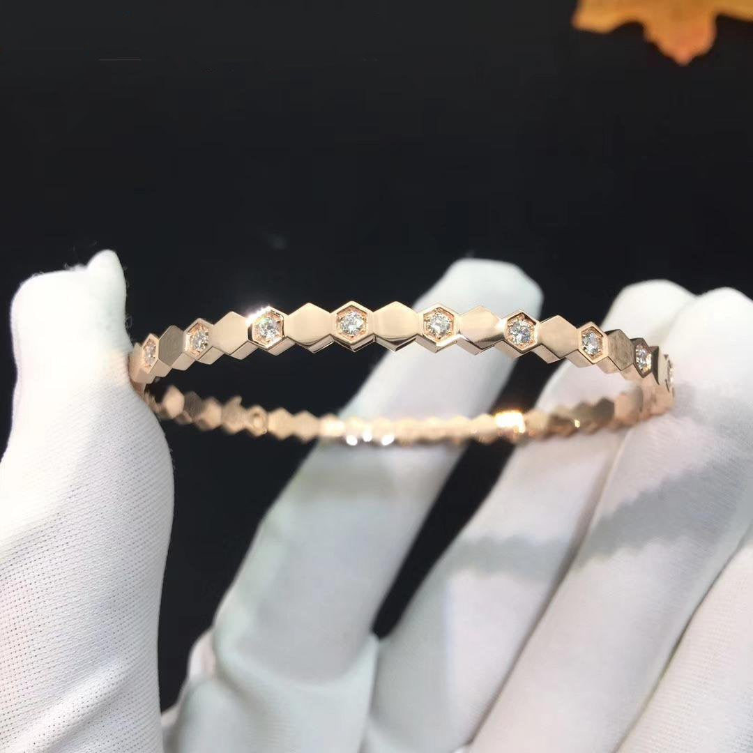 ¡®Lume Jewels¡¯BEE LOVE SILVER DIAMOND BRACELET