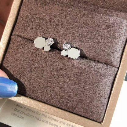 ¡®Lume Jewels¡¯BEE LOVE SILVER DIAMOND EARRINGS
